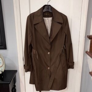 Calvin Klein Brown Trench All weather Coat